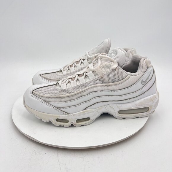 Nike Air Max 95 Men Size 9.5 CT1268 100 Essential White Grey Fog Training Shoes - Picture 2 of 16